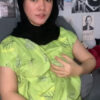 HIJAB Daster Hijau Horny Ngocok