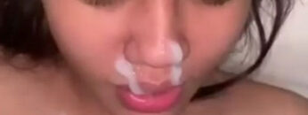 NYODOK Pacar Cantik Crot Muka
