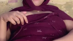 Dedenay HIjab Ngocok pakai Jari