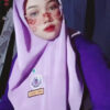 DAMIA Zahra Hijab Mahasiswi Ngocok Pakai Almamater