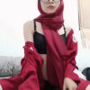 FEBY Hijab Pakai Almamater UNIV Nguleg memek