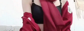FEBY Hijab Pakai Almamater UNIV Nguleg memek