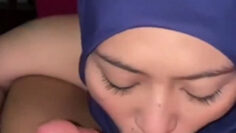 Mbak HIJAB Maniak Nyedot Kontol