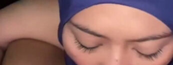 Mbak HIJAB Maniak Nyedot Kontol
